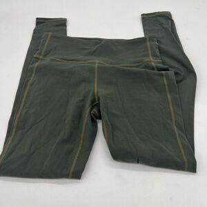 Athleta Tights Womens XS Green High Rise Shine Chaturanga Compression Pants Yoga